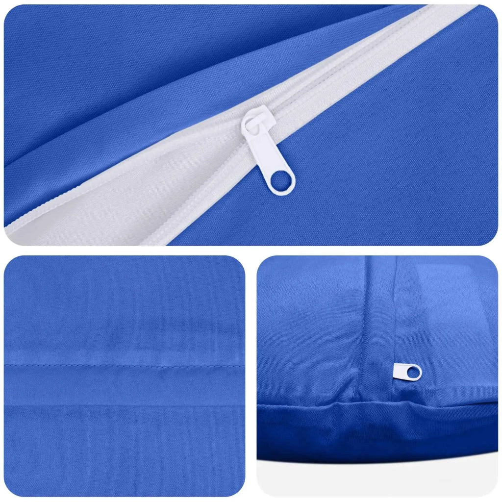 Federa 6 pcs HEERLEN Blu Reale Ø 30 cm Poliestere 922024