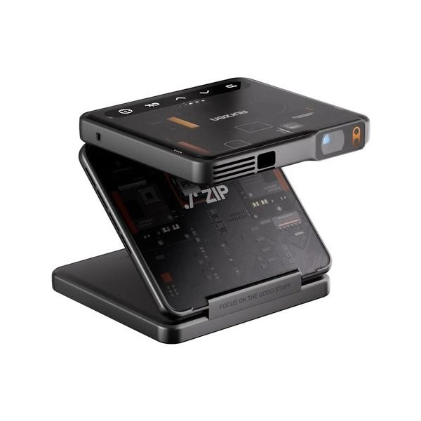 Videoproiettore aurzen au pj zp002m unbk0 zip tri fold cyber gray