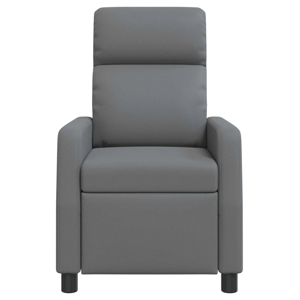Poltrona Massaggiante Grigio Similpelle 42035092