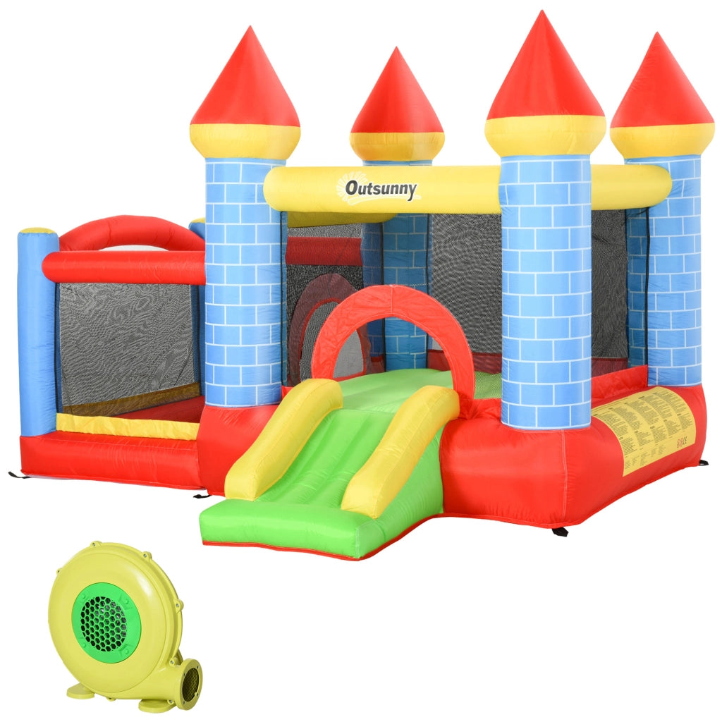 Letto gonfiabile per bambini con scivolo ¨C Minimal ¨C 280x260x210 cm multicolore