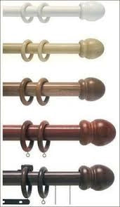 BASTONE LEGNO A STRAPPO D 23 BIANCO 200CM C/SUPP.- 1,0 pz