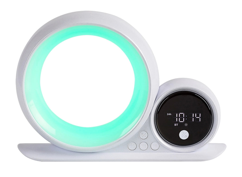 Lampada da tavolo bianca moderna RGB LED Bluetooth 5W Rabalux