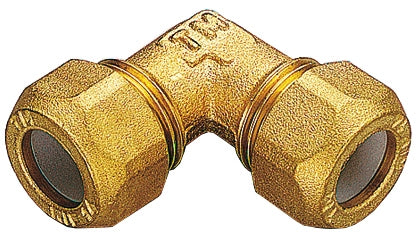 GOMITO OTTONE DOPPIO BICONO 12X1/2 PESANTE- TIEMME- 10,0 pz