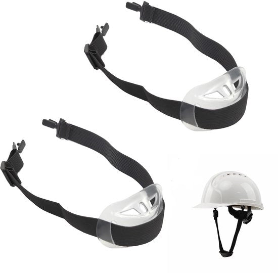 Accessorio per casco rimovibile a due pezzi - Kinriem universale - Zattera laterale regolabile - Leggero - Comfort respirante - Accessorio per casco