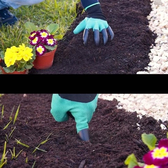 Guanti da Giardino 8 Artigli 2 Paia - Guanti per Lavori di Giardino e Coltivazione per Donne e Uomini - Colore Random 

Modello: 
Dimensioni: 
Materiale: 
Caratteristiche: