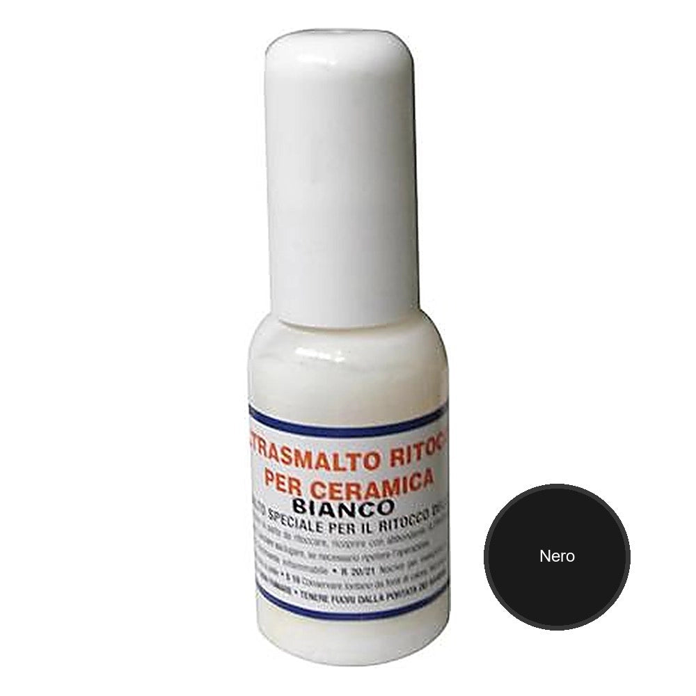 Smalto per ritocchi sanitari 20 ml *** colore- nero, confezione 1