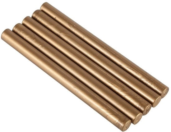 Suggellante per Ceralacchi 5 pezzi - Vintage/Retro - Per Inviti - Non Aderente - Adatto per Pistola a Liscio - Motivo Puro - Pennelli per Lavaggio