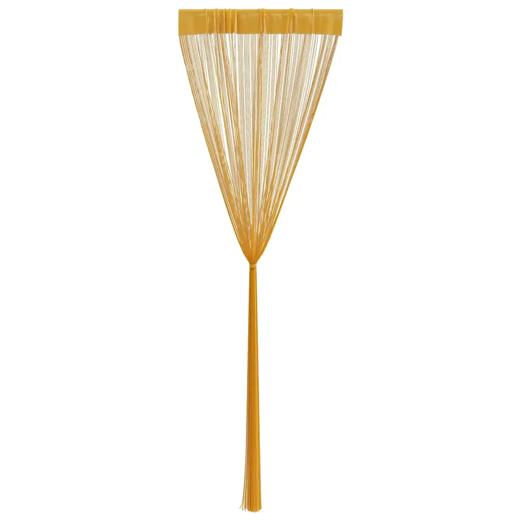 Tende a Filo 2 pz Oro 100x250 cm