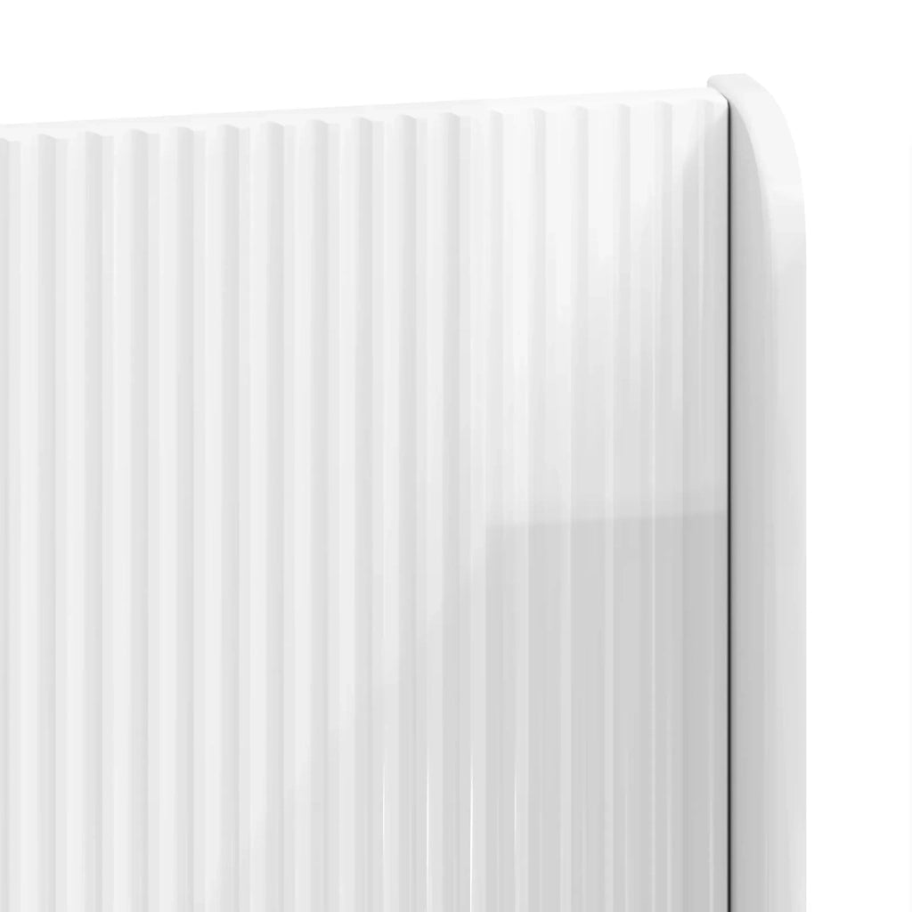 Testiera Letto Bianco Lucido Legno ingegnerizzato 889609