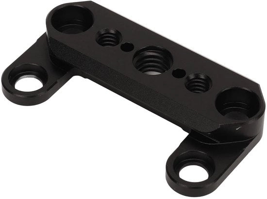 Montaggio Camera Aluminium - Piatto Sopra Camera - Flitsschoen - Supporto Pollice - Fori a 1/4 e 3/8 - Peso Leggero 32 g