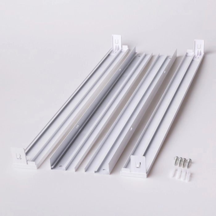 Cornice per pannello LED 60x60 bianca plastica Ecolight