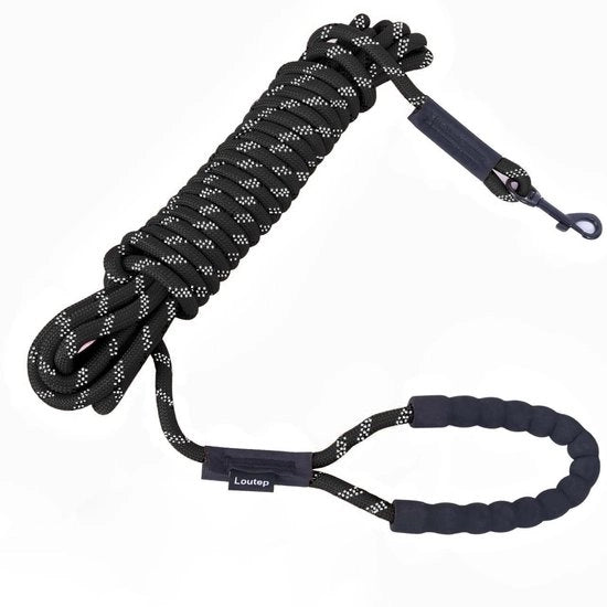 Cinturino di allenamento 3/5/10/15/20/25/30 metro - Cinturino per cani - Nylon duraturo - Manico morbido - Gancio ruotabile 360 gradi - Ideale per l'allenamento - Cinturino per cani