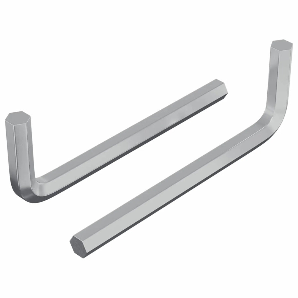 Chiave Esagonale 2 pz Argento 32 x 86 mm Acciaio CFW3963284