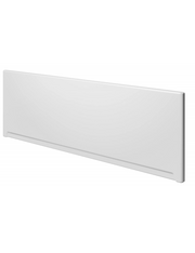 Grembiule vasca frontale universale 160x57 cm in acrilico bianco
