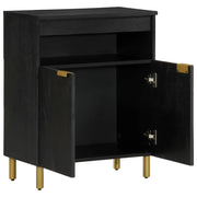 Credenza Nera 60x33x75 cm in Legno Multistrato 4017673
