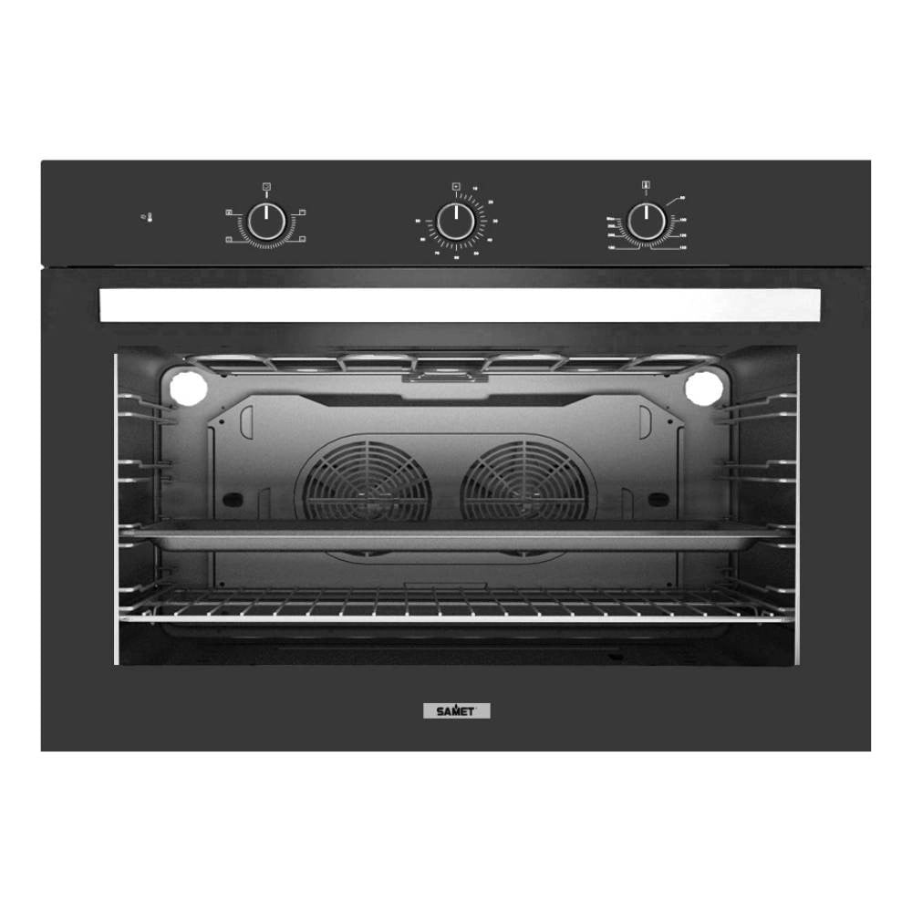 Maxi forno 90 cm Apollo nero Samet
