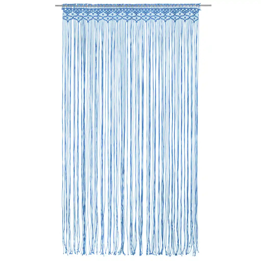 Tenda Macram¨¨ Blu 140x240 cm in Cotone