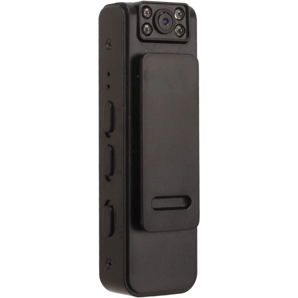 Trade Shop - Telecamera Spia Microcamera Infrarossi Bodycam Visione Notturna Registratore -