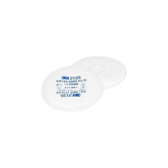 3M 2125 Filtri Antiparticolato Classe P2 R Serie 2000 Connessione a Baionetta Confezione 2 Pezzi
