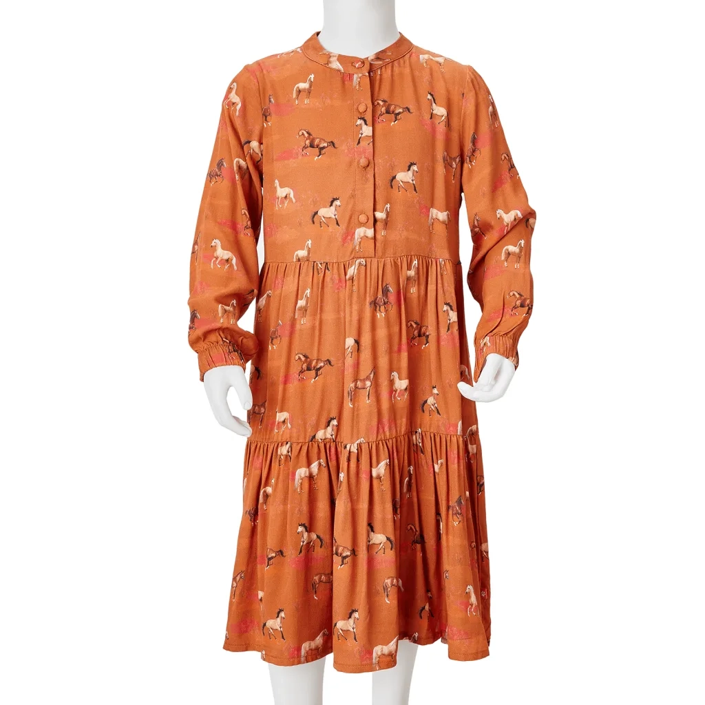 Abito da Bambina Cognac 128 15064