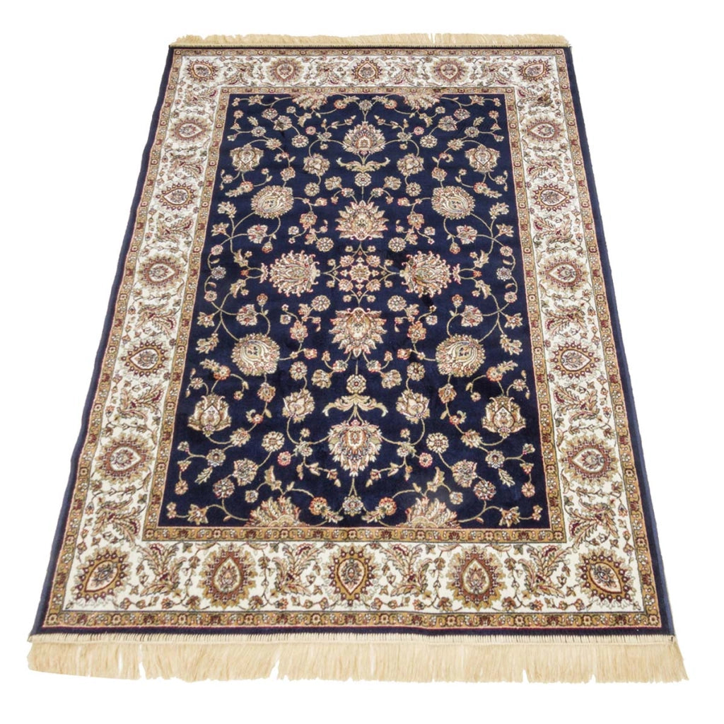 Tappeto RUBINE 492 Ziegler BLU cm.160x230 disegno classico persiano stile orientale tradizionale. Tappeto salotto, soggiorno, camera da letto, ingresso, corridoio.