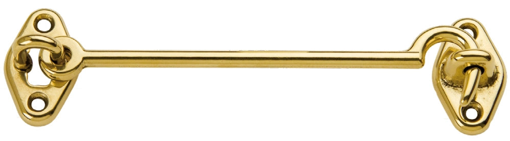 GANCIO FERMAFINESTRA OTTONE LUCIDO 140 MM- 12,0 pz