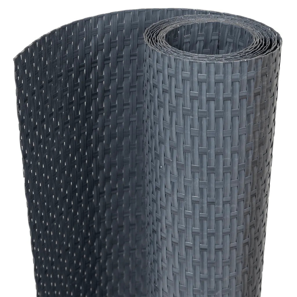 Schermo da balcone | Paravento da Balcone Antracite 600x100 cm in Polyrattan