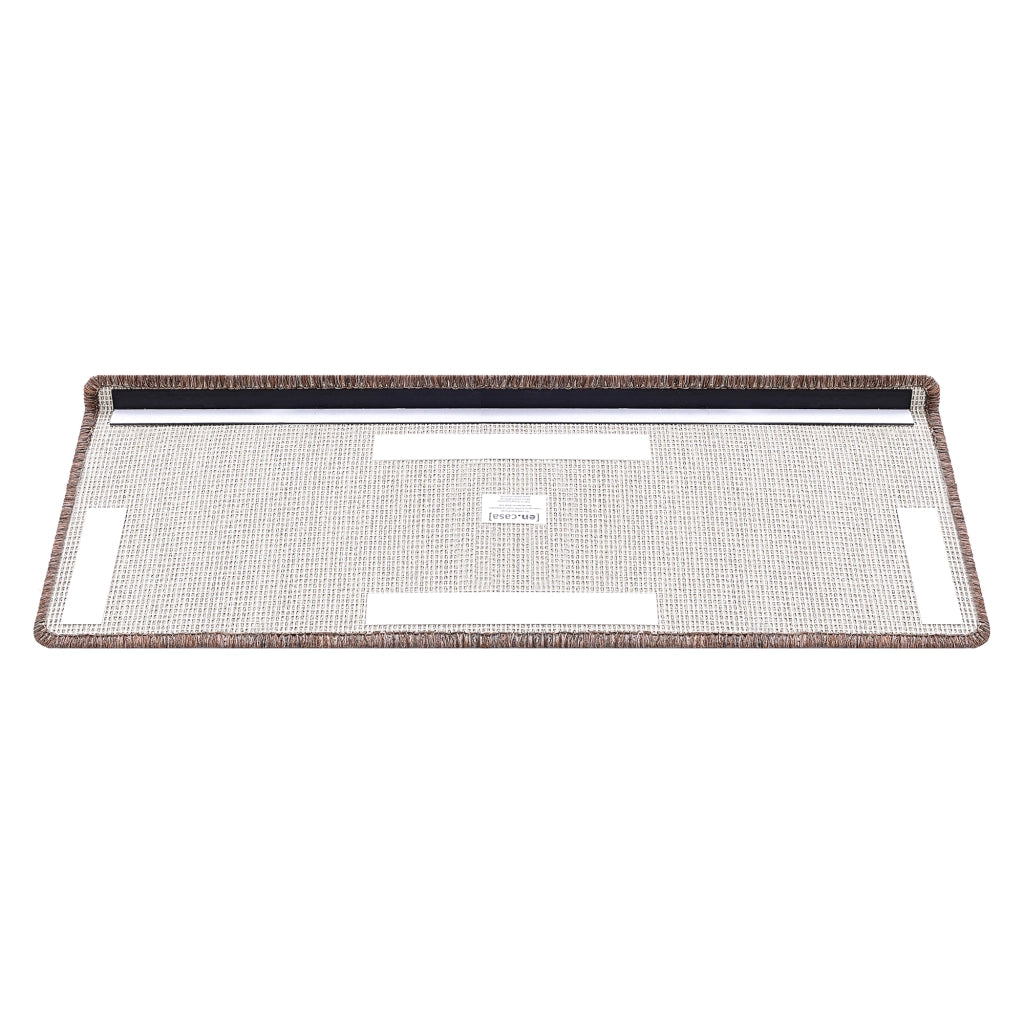 Set da 15 Tappeti Coprigradini per Scale Interne - Rettangolare - Marrone Scuro [en.casa]