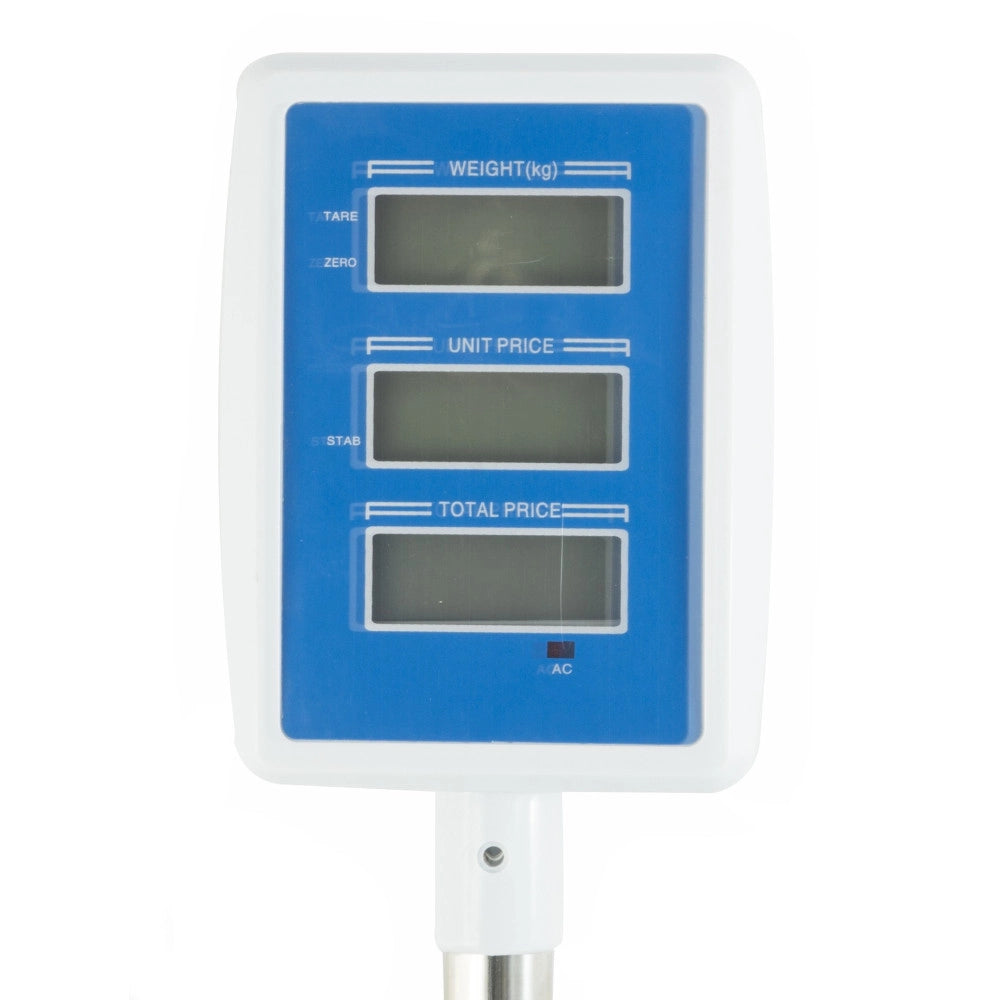 Trade Shop - Bilancia Digitale Elettronica 40 Kg Display Lcd Elettronico Fronte Retro Pesa -