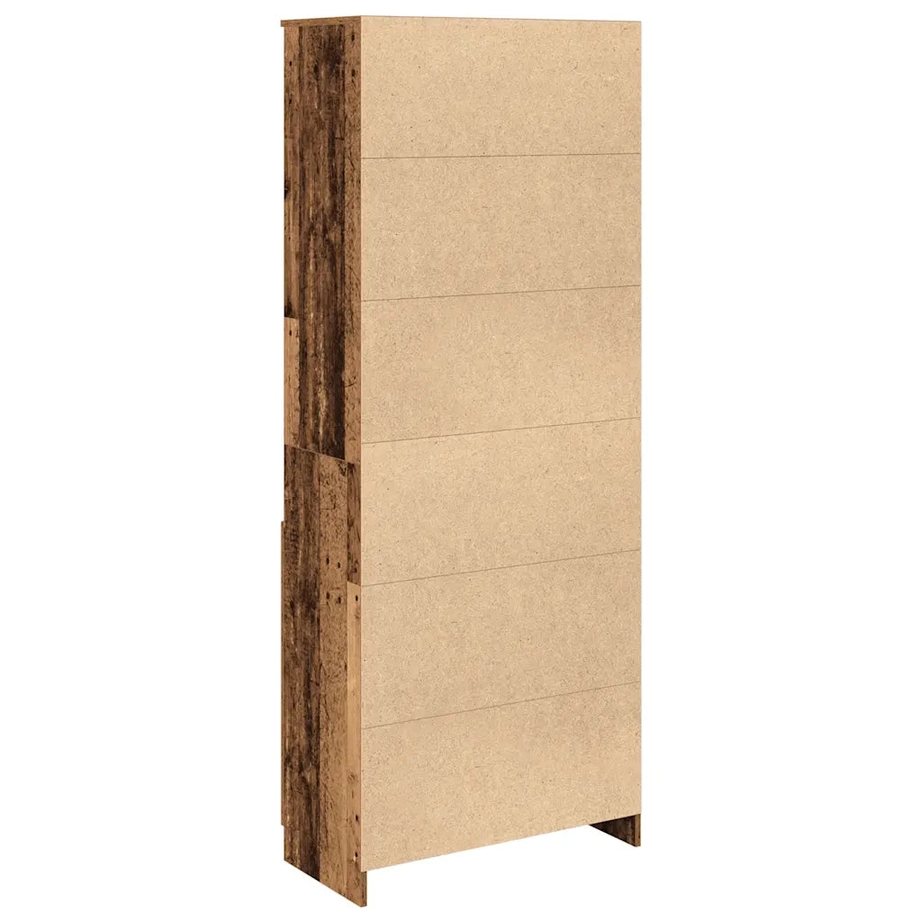 Credenza Legno Antico 70x35x180 cm in Legno Multistrato 3328478