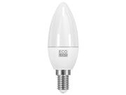 10pz lampada a led candela e14 luce fredda 6 w cod:ferx.vit44138