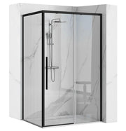 Cabina Doccia Solar Black Mat 120x90