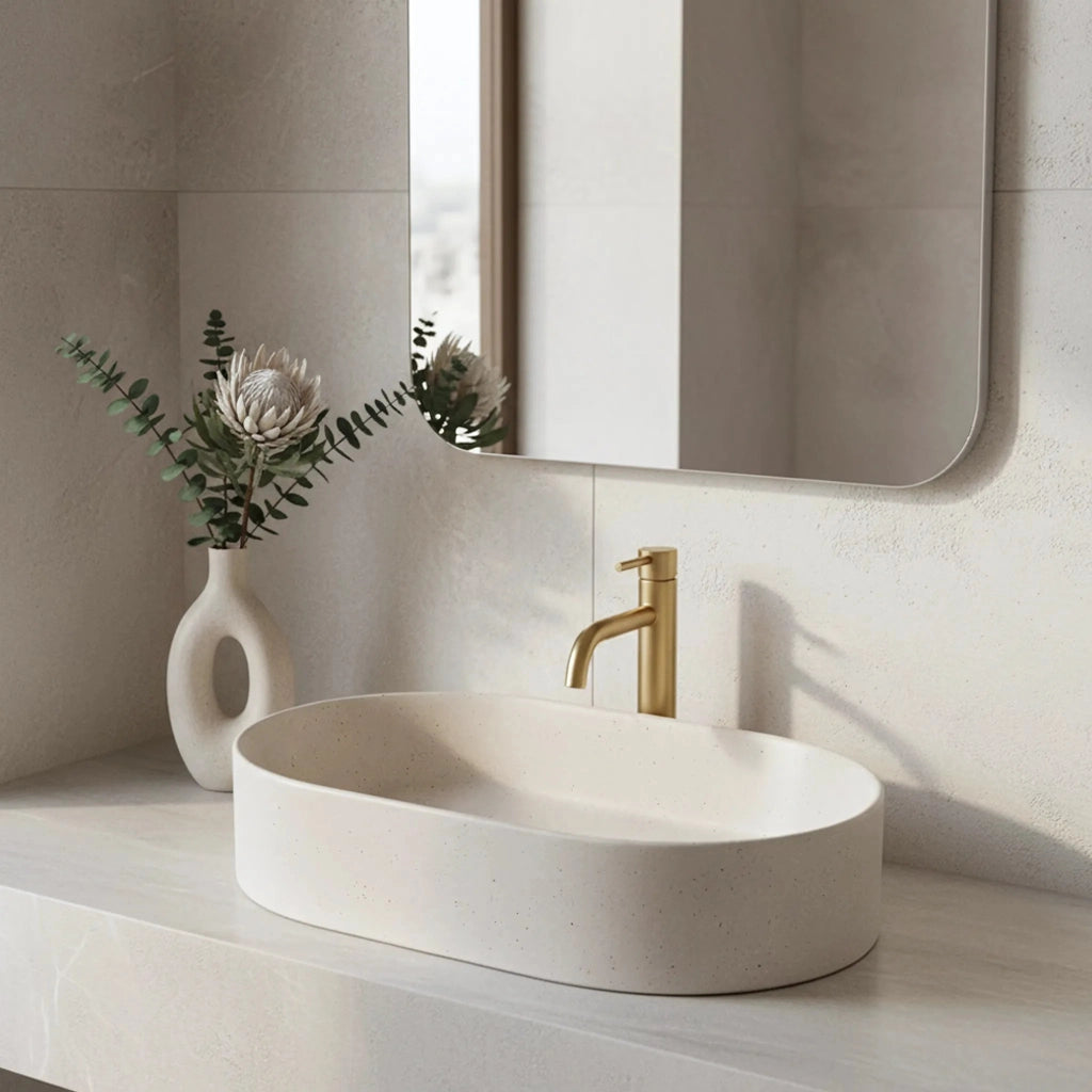 Lavabo Da Appoggio Rea Nadia 60 Sandy
