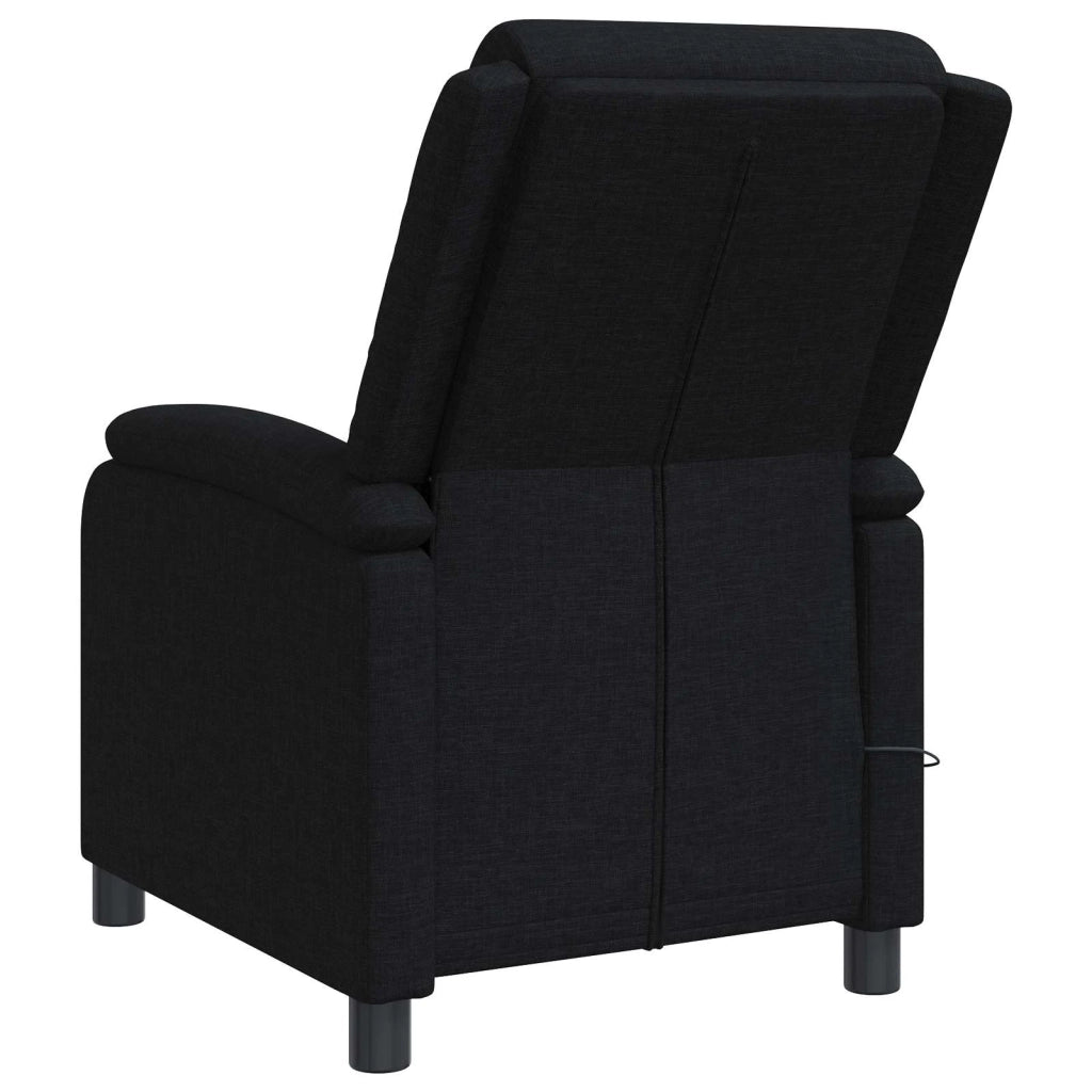 Poltrona Massaggiante Nero Tessuto 42034871