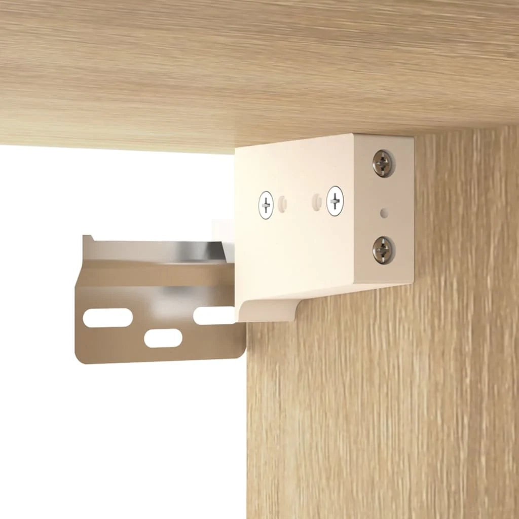 Set di mobili mobile buffet TV televisione soggiorno camera da letto soggiorno 6 pezzi rovere Sonoma multistrato marrone 02_0025127