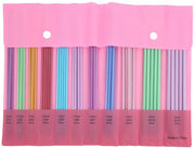 Set di Aghi per Maglia a 55 Stelle - Aghi a Doppia Punta Colorate in Metallo - Progettazione Ergonomica - Materiale in Alluminio - Adatto per Principianti - Ideale per Piccoli Progetti di Maglia - Breinetto