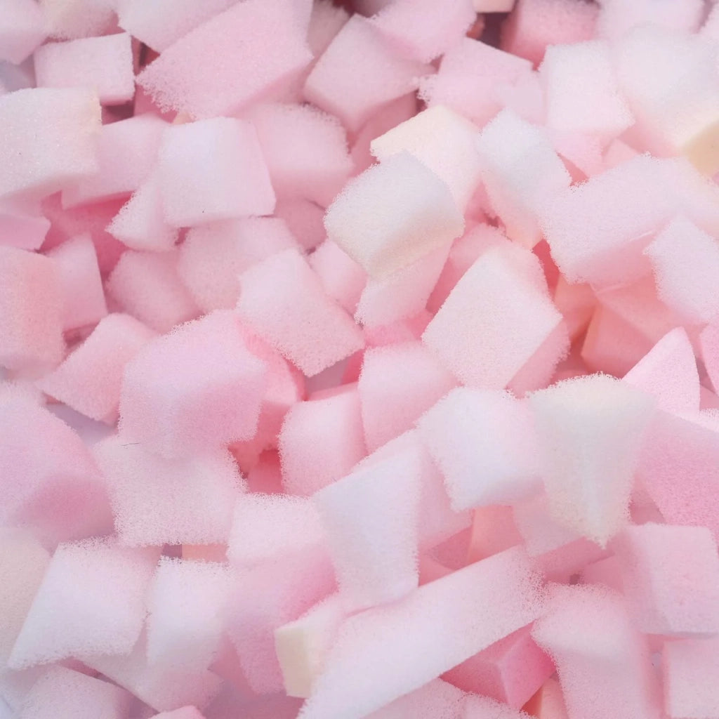 Riempimento in Schiuma Sminuzzata Rosa 106 x 46 x 46 cm