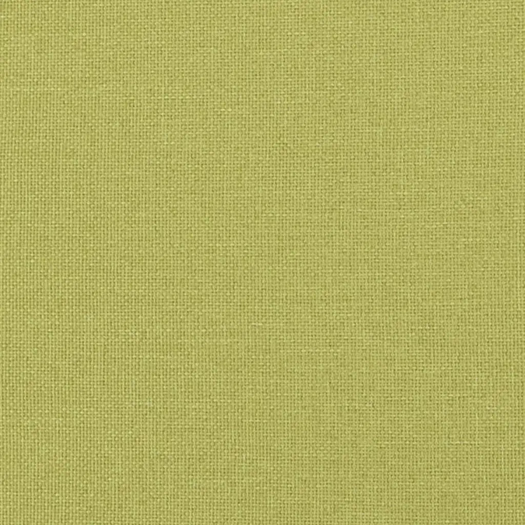 Poltrona a Dondolo con Poggiapiedi Verde in Tessuto 328023