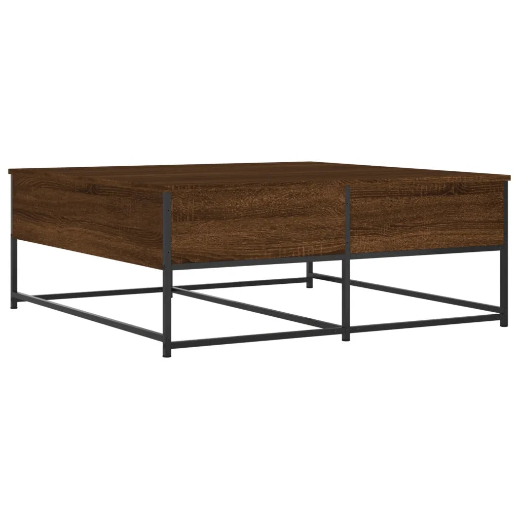 Tavolino salotto | Tavolino da caff¨¨ | Tavolino da Soggiorno Rovere Marrone 100x99x40 cm Legno Multistrato