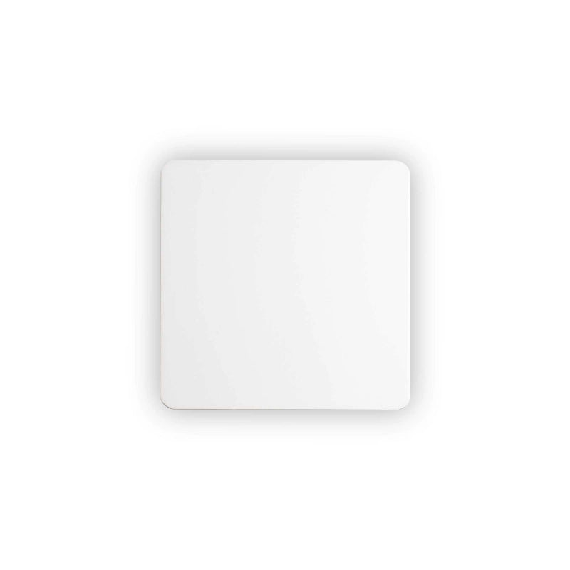Lampada Da Parete Cover Ap D15 Square Bianco Ideal-Lux