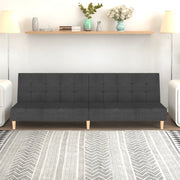 Divano Letto a 2 Posti-Sofa Letto 2 Posti-Daybed Grigio Scuro in Tessuto 495418