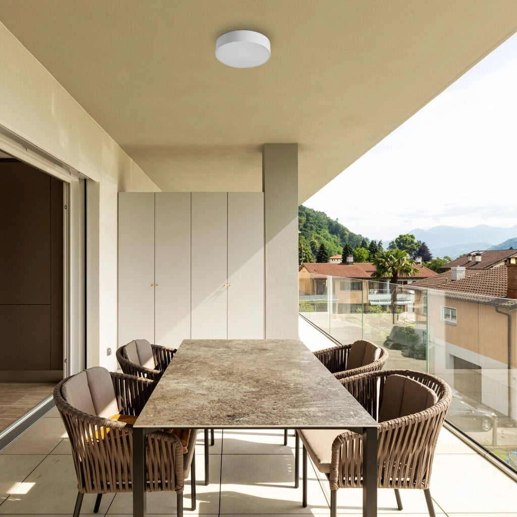 Plafoniera esterna rotonda LED 18W CCT bianca Rabalux