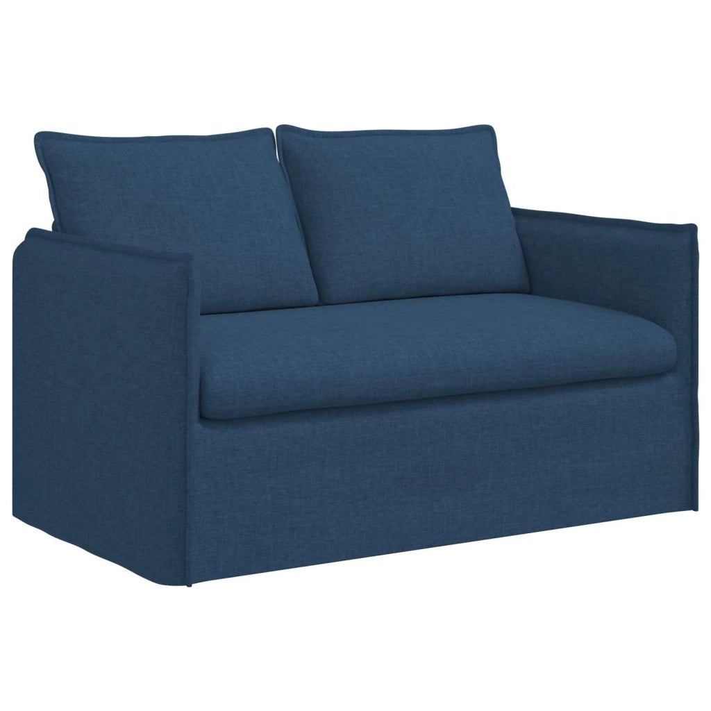 Divano Blu 136 x 82 x 85 cm Tessuto