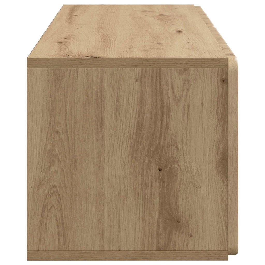 Mobile Porta TV da Muro-Credenza per TV sospesa Rovere Artigianale 78,5 x 31 x 30 cm 354767