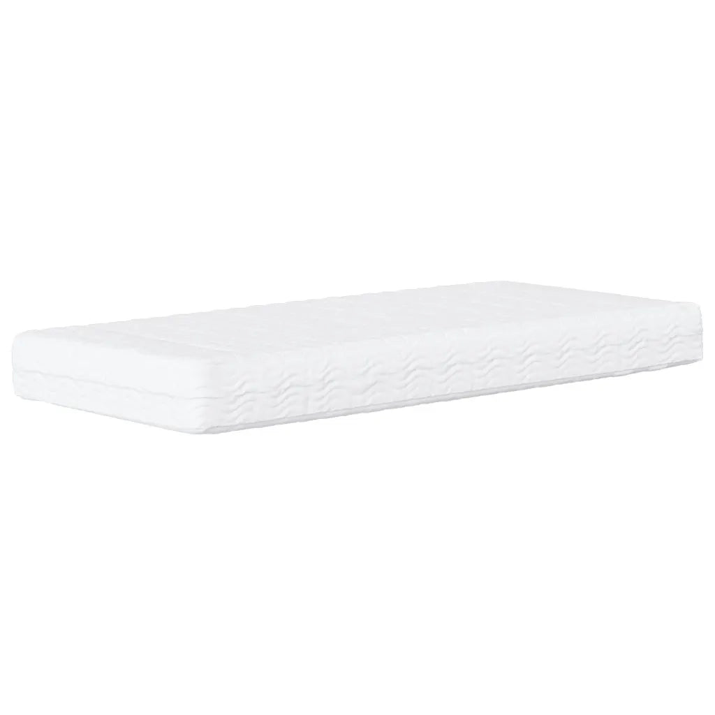 Letto con Materasso Rosa 90x200 cm in Velluto 3208639
