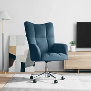 Sedia Relax Blu in Velluto 328171