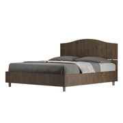 BS COM Letto matrimoniale senza rete 160x200 noce