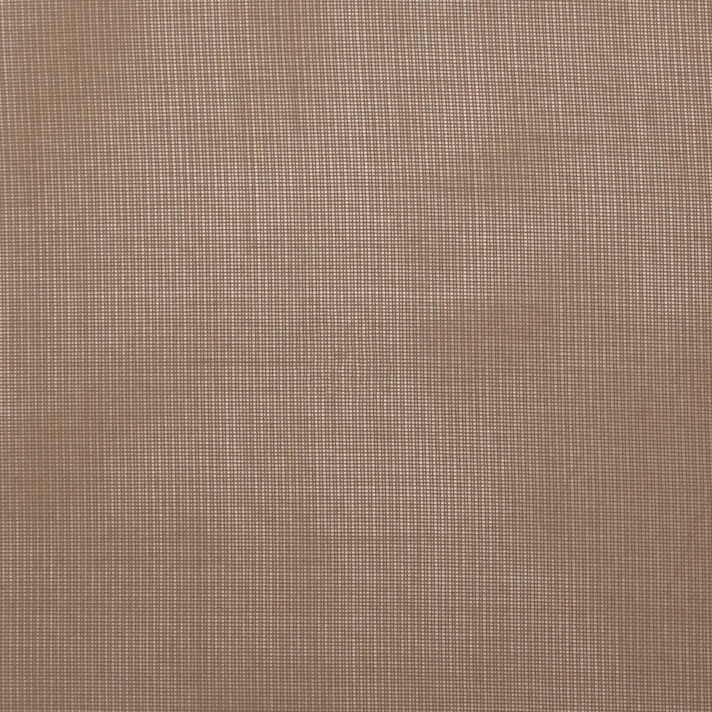 Tende in Voile con Tasche per Aste 2 pz Marrone Chiaro