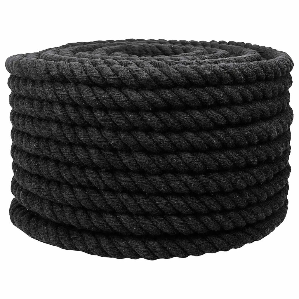 Corda | Fune Nero 2 x 2 x 10000 cm Cotone