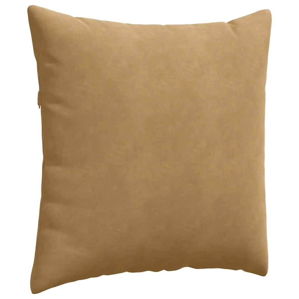 Cuscini da Divano 2 pcs Marrone 60 x 60 cm Tessuto in Cords 42014022